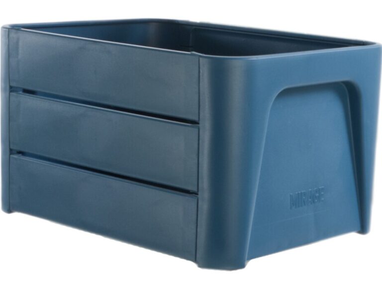Fietskrat Mirage 'Klik 'n Krat' - blauw - 24L