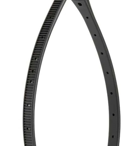 Zipper slot Axa 53cm/10mm - zwart