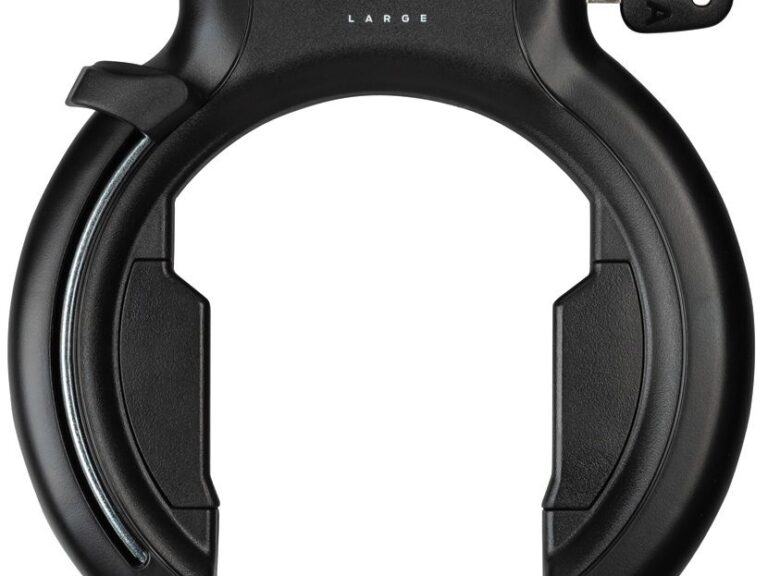 Ringslot Axa Imenso Large Retractable - zwart