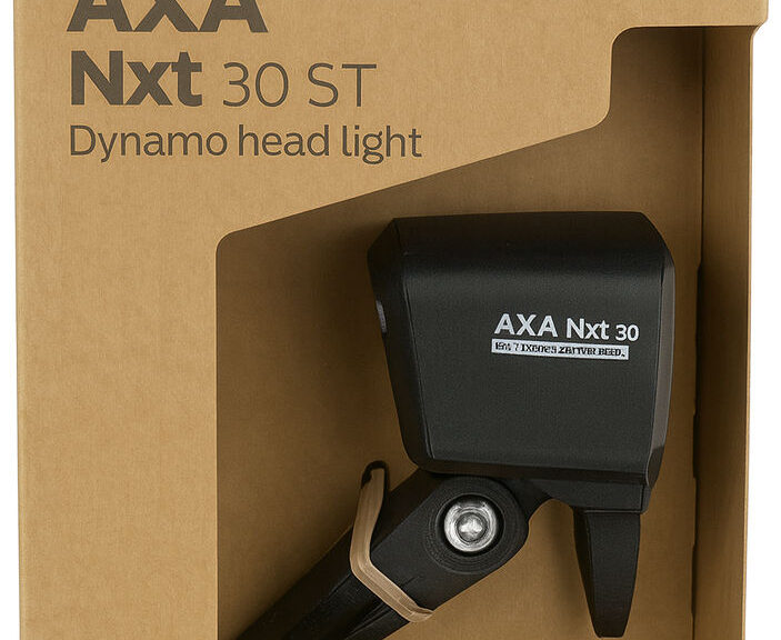 Koplamp Axa NXT 30 Steady - zwart