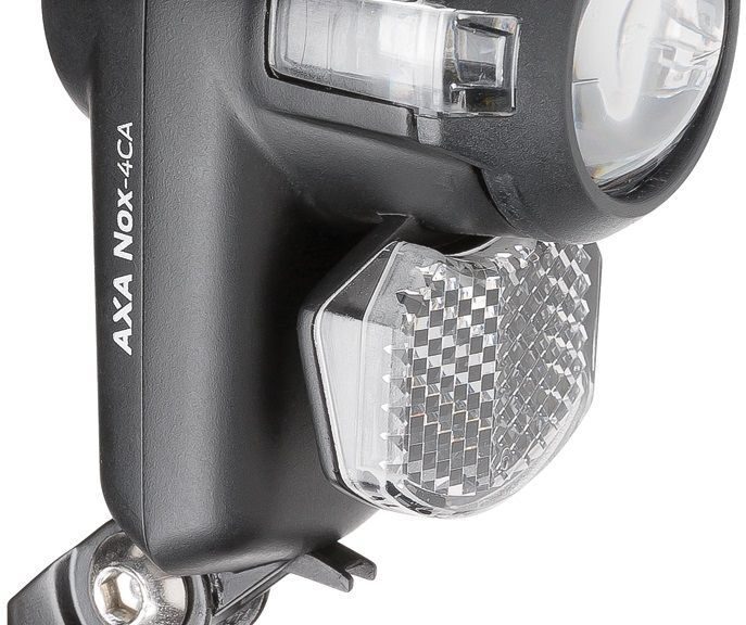 Koplamp Axa Nox City 4 Lux - zwart
