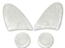 Knipperlichtglazenset Edge Aprilia SR-WWW - helder