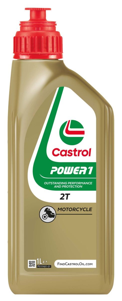 2 takt olie Castrol Power 1 - vol syntetisch - 1 liter