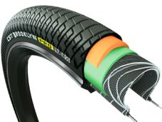 Buitenband CST Brooklyn Pro Cargo (Babboe) 20 x 2.15 / 55-406 - zwart met reflectie