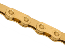 Ketting 12 speed KMC X Flat TiN Gold x 126L Waxed