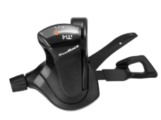Duimversteller Sunrace links 3 speed DLM403 - zwart