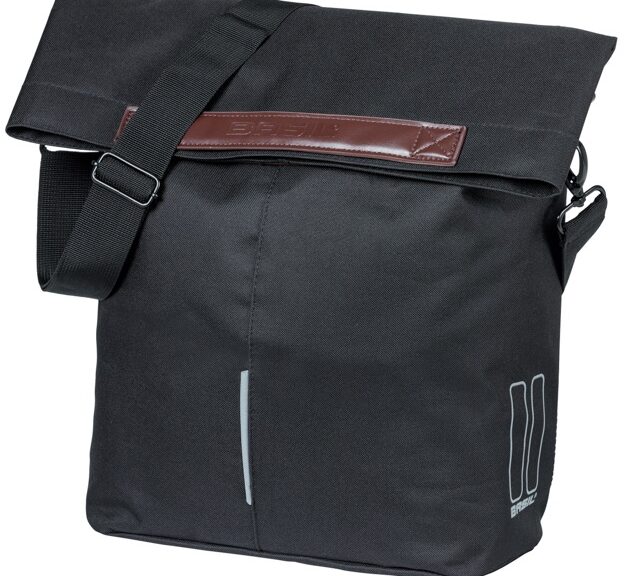 Fietsshopper Basil City MIK Hooks 14-16L 13 x 29 x 31 cm  - zwart