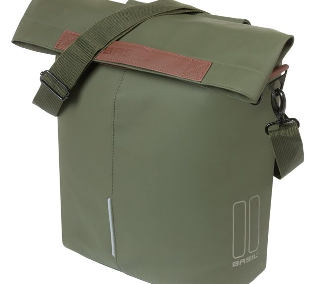 Fietsshopper Basil City MIK 14-16L 11 x 29 x 36 - groen