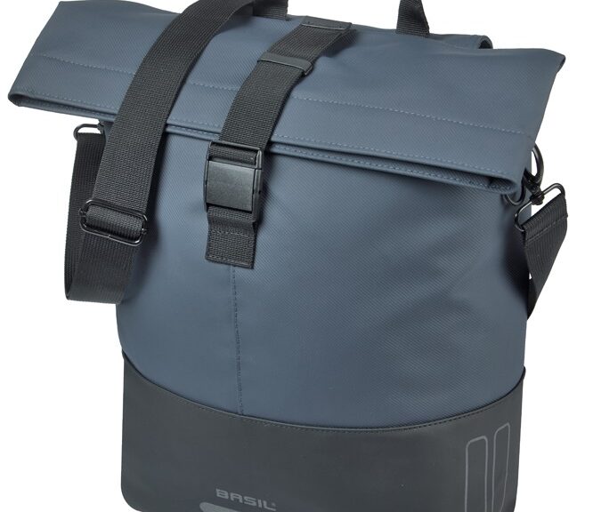 Cove shopper Basil MIK 14-16L 14 x 29 x 36 - blauw/zwart