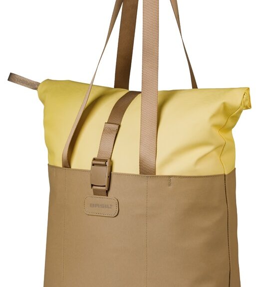 Fietsshopper Basil Vive Mik 15-20L 11 x 29 x 34 cm - zand/geel