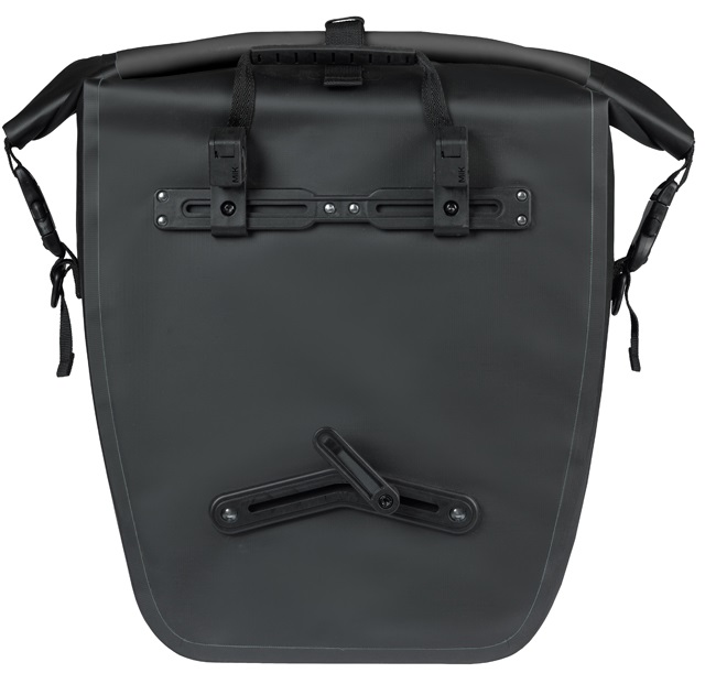 Enkele fietstas Basil Rivo L tarpaulin MIK 25-31L 14 x 28 x 43 cm - zwart - Afbeelding 5