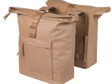 Dubbele fietstas Basil Brooklyn 41L 14 x 30 x 37 cm - zand
