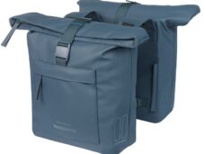 Dubbele fietstas Basil Brooklyn 41L 14 x 30 x 37 cm - blauw