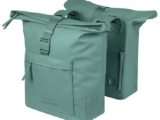 Dubbele fietstas Basil Brooklyn 41L 14 x 30 x 37 cm - groen