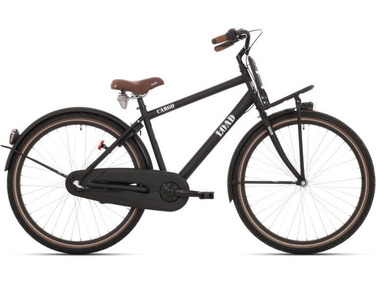 Kinderfiets Bikefun Load 20 inch met remnaaf - Mat Zwart
