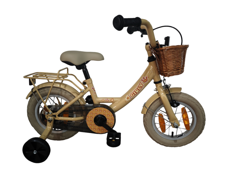 Kinderfiets Bikefun Girly 12 inch - met mandje
