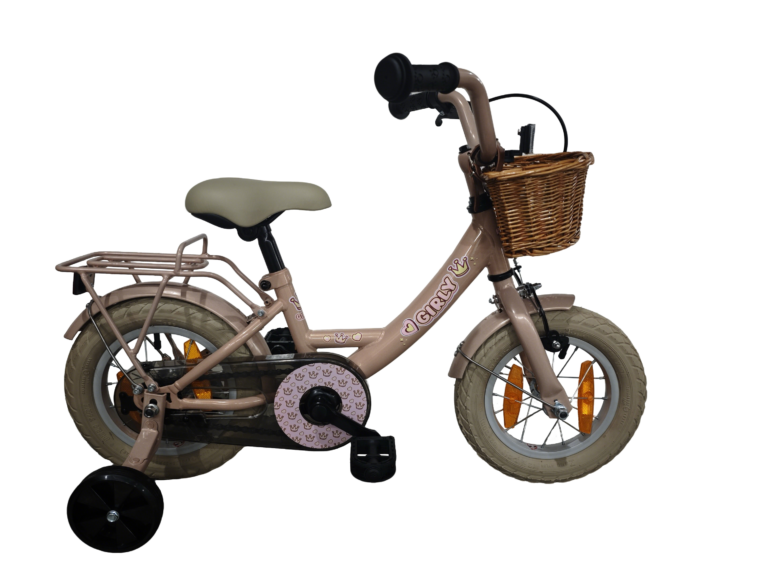 Kinderfiets Bikefun Girly 12 inch - met mandje