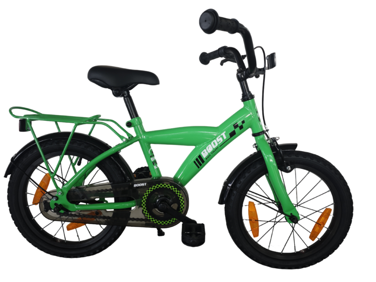 Kinderfiets Bikefun Boost 16 inch met remnaaf - Groen