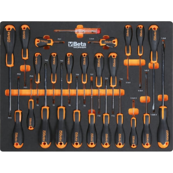 Werkplaatsinrichting Beta Tools C45PRO 2.0 X (RVS gecoat MDF werkblad) inclusief gratis 268-delige gereedschapsset - Afbeelding 7