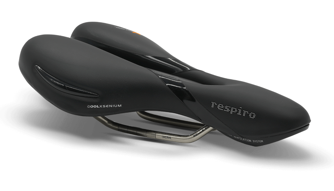 Fietszadel Selle Royal Respiro Athletic 45° - zwart