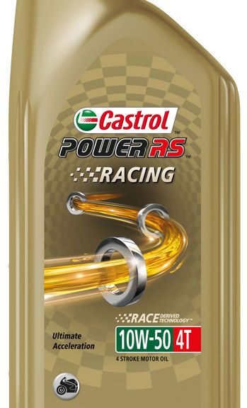 Olie Castrol Power RS Racing 4T 10W-50 - fles à 1 liter
