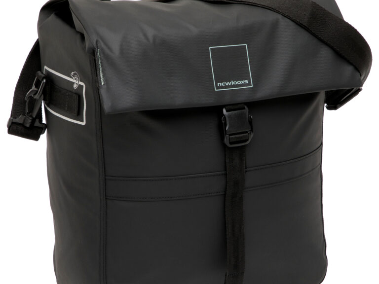 Enkele fietstas New Looxs Leeds Single - 19 liter - 33 x 18 x 38 cm - Black