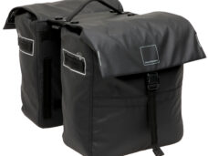 Dubbele fietstas New Looxs Leeds Double MIK 2.0 - 38 liter - 33 x 18 x 38 cm (2x) - Black