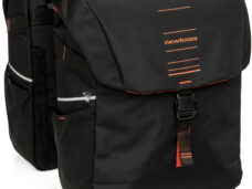 Dubbele fietstas New Looxs Vigo Double MIK 2.0 - 40 liter - 30 x 19 x 40 cm (2x) - Black-Orange