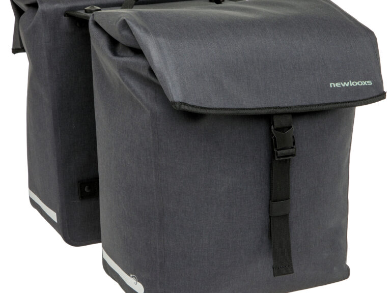 Neue Looxs Hamar Double MIK 2.0 Doppel-Fahrradtasche – 38 Liter – 32 x 16 x 40 cm (2 Stück) – Anthrazit
