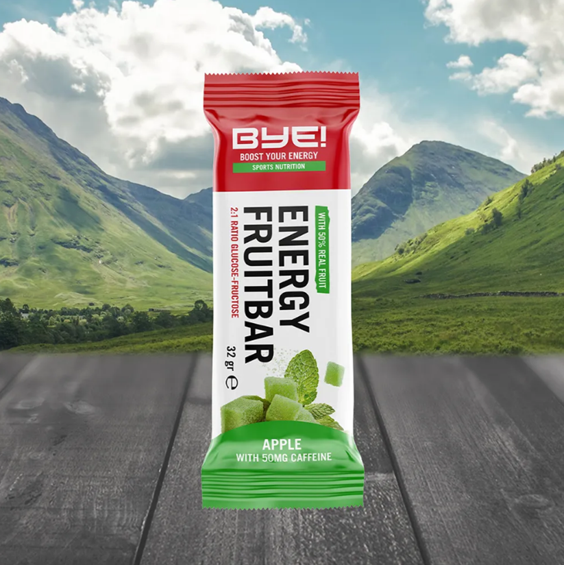 Energy fruitbar BYE! Appel - 32 gram (doos à 24 stuks) - Afbeelding 2