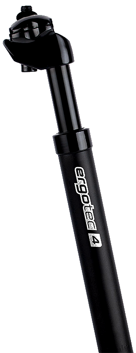 Zadelpen Ergotec verend SP-4.0 ø27.2 / 350 mm - zwart
