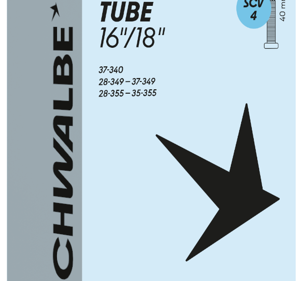 Binnenband Schwalbe SCV4 (16-18'') - 28/37-340/355 - 40 mm ventiel