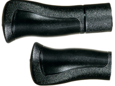 Handvatset Herrmans 84B - 90/120 mm - zwart - 15 sets in werkplaatsverpakking