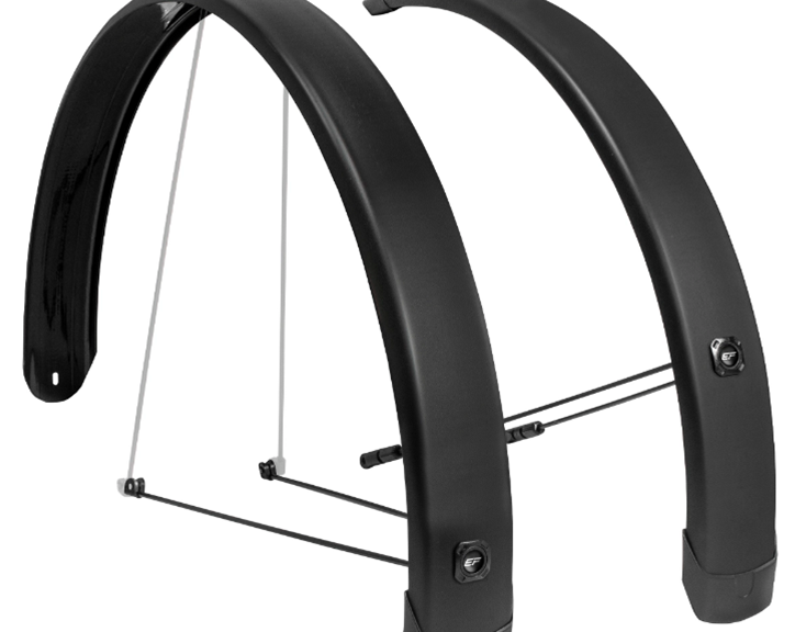 Spatbord set Eurofender Tempo Square 28 inch 58mm - zwart