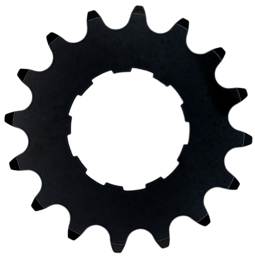 Tandwiel KMC Voor enviolo 16T O-MO Staal 3/32 inch - Zwart