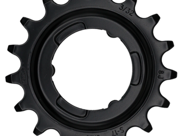 Tandwiel KMC Voor Shimano 17T O-MO Staal 3/32 inch - Zwart