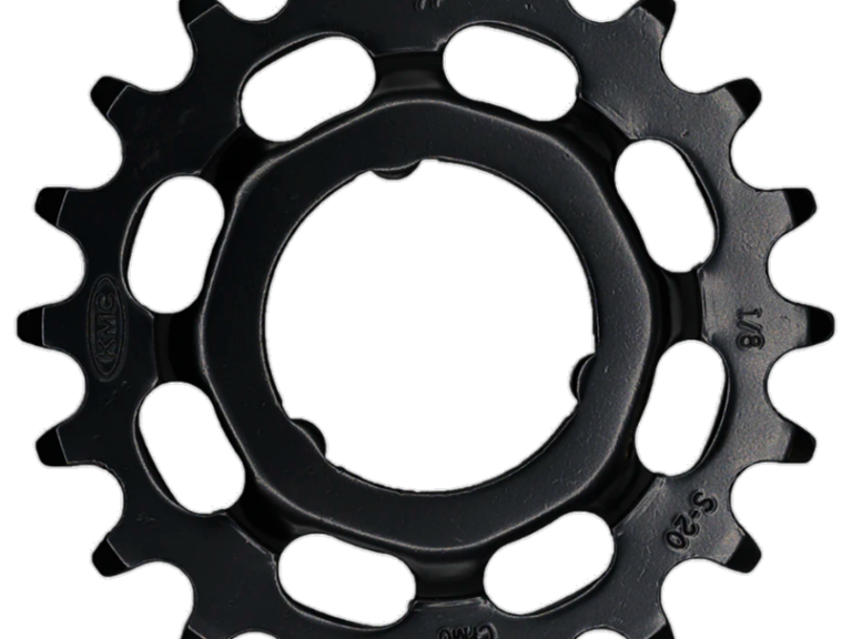 Tandwiel KMC Voor Shimano 20T O-MO Staal 1/8 inch - Zwart