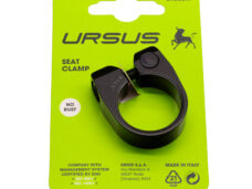 Zadelpenklem Ursus ø31.8 mm aluminium - zwart
