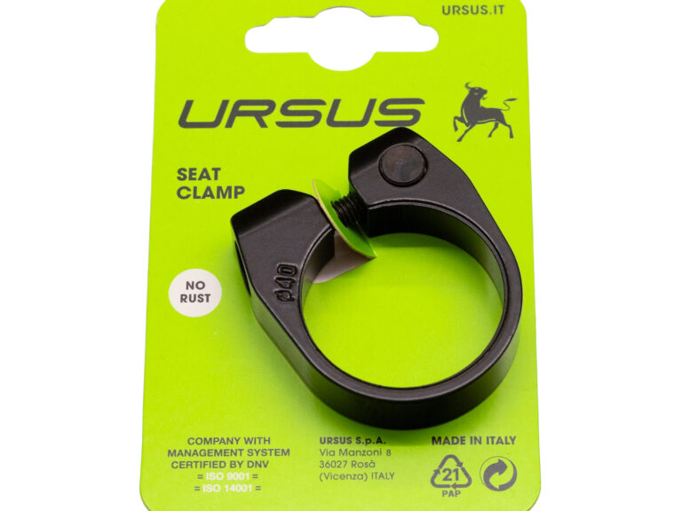 Zadelpenklem Ursus ø40.0 mm aluminium - zwart