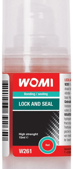 Womi W261 Lock and Seal 15ml Red