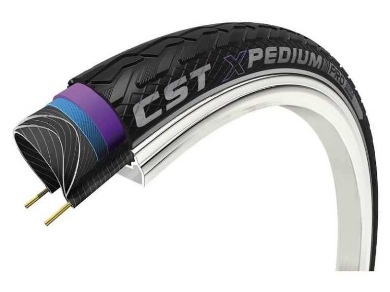 Buitenband CST Xpedium Pro 26 x 1.75'' / 47-559 - zwart met reflectie