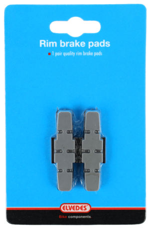 Rembloksets Elvedes power pads Magura HS11 / HS33 - grijze compound (op kaart) - Afbeelding 2