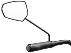 Spiegel Ergotec M-77L - links montage - zwart