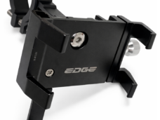 Telefoonhouder Edge G21 - Aluminium  - 360° Draaibaar - Universele Stuurmontage - Extra Stevig - Zwart
