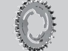 Achtertandwiel Gates CDC Center Track 24T Shimano IGH - CRMO staal