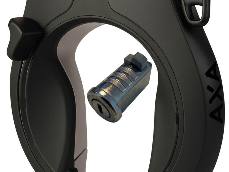 Ringslot Axa Victory ART 2 - matzwart - inclusief accuslot Gazelle Impulse