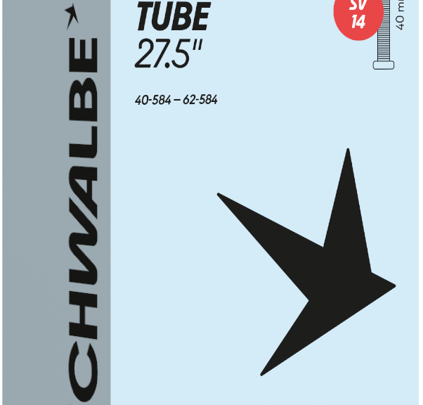 Binnenband Schwalbe SV14 27.5" 40/62-584 - 40mm ventiel