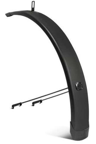 Spatbord voor Eurofender Tempo Square 28 inch 65mm - zwart