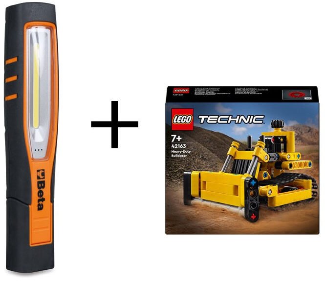 Draadloos oplaadbare LED-lamp Beta Tools 1838SW inclusief gratis Lego