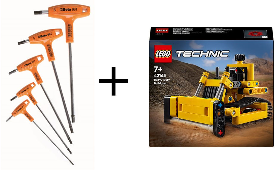 5-delige Beta Tools set inbussleutels met krachtgreep